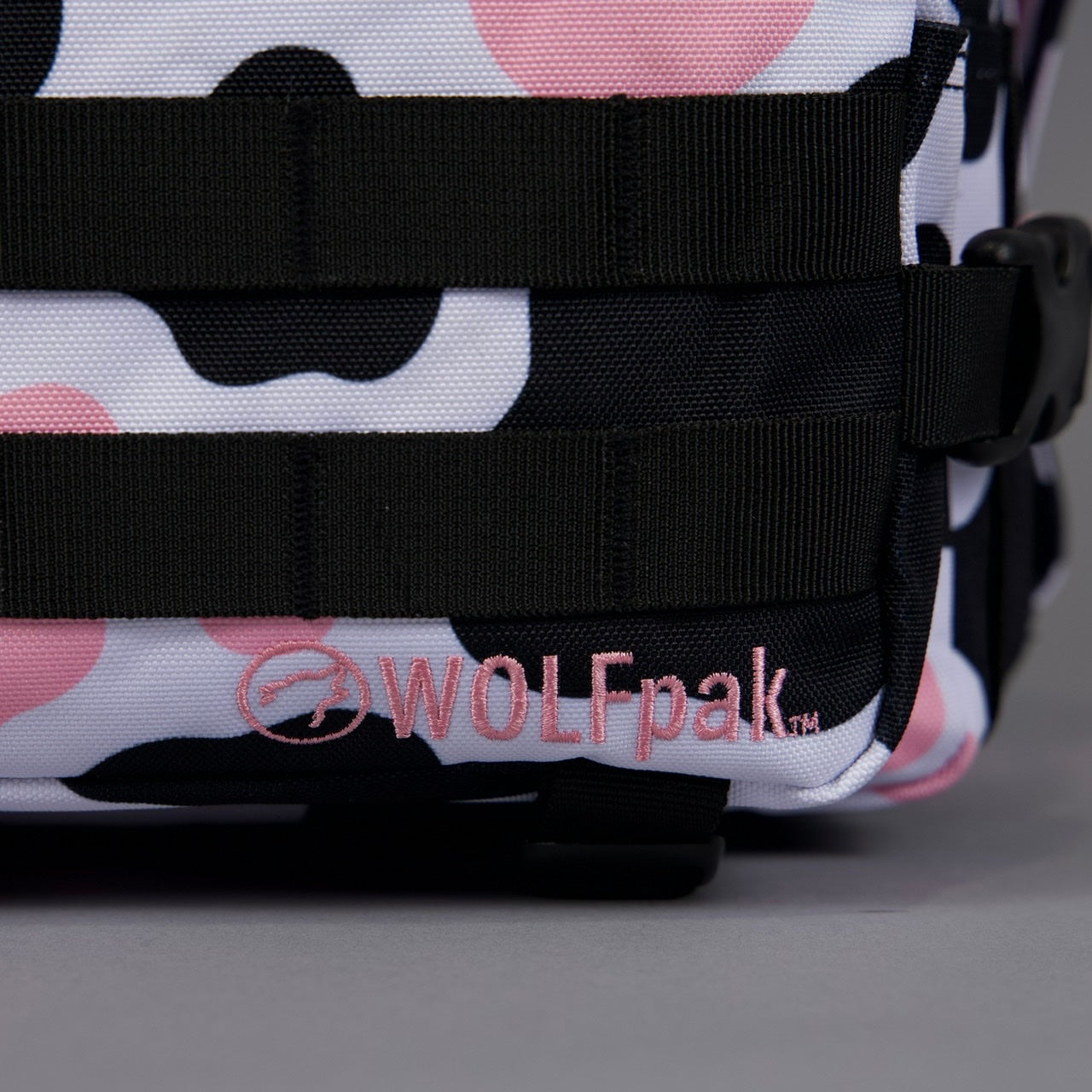 25L Backpack Pink Black Cow