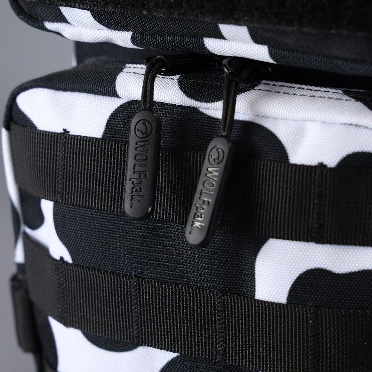 9L Backpack Mini Black White Cow