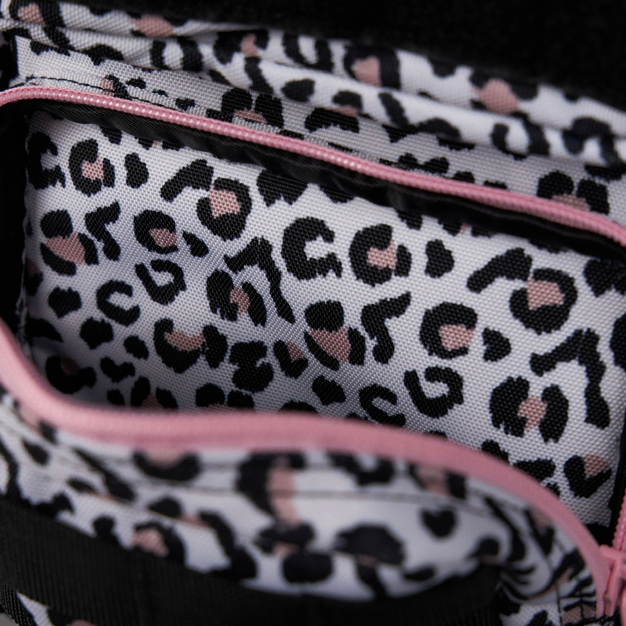 9L Backpack Mini Leopard Pink Zip