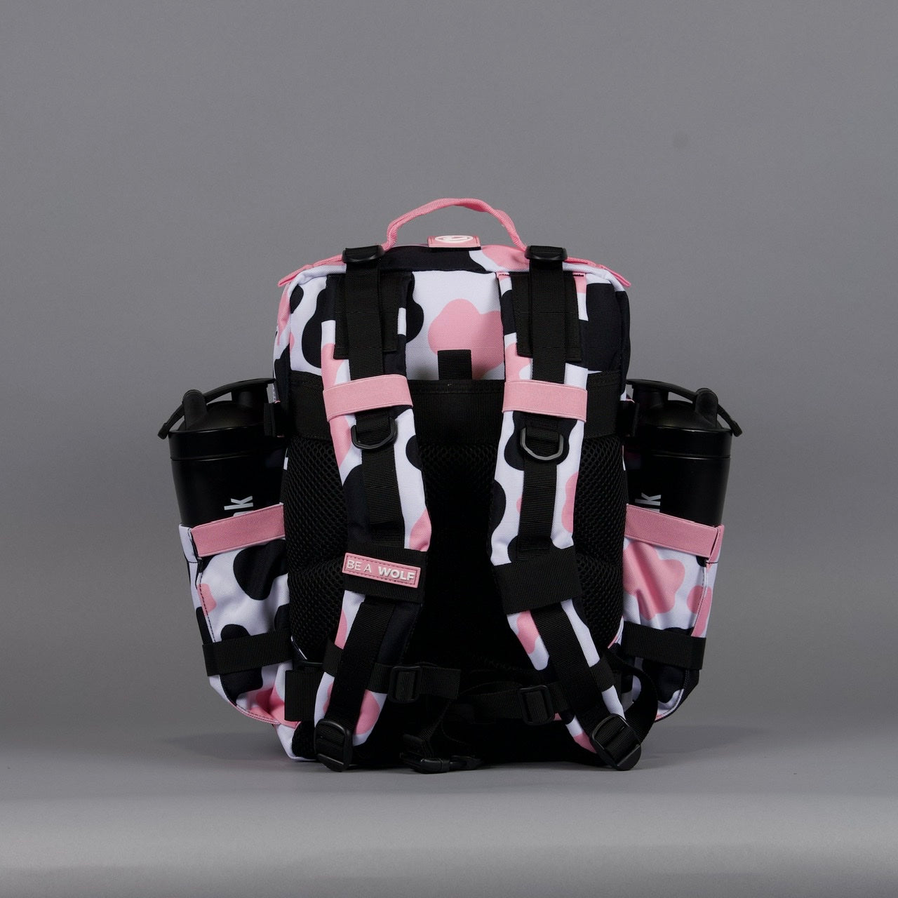 25L Backpack Pink Black Cow