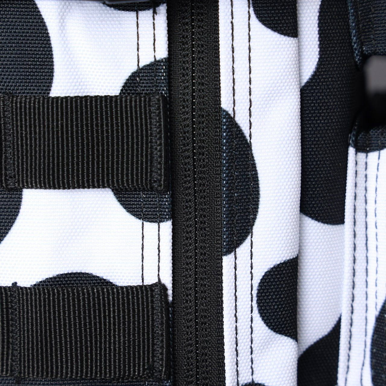 9L Backpack Mini Black White Cow