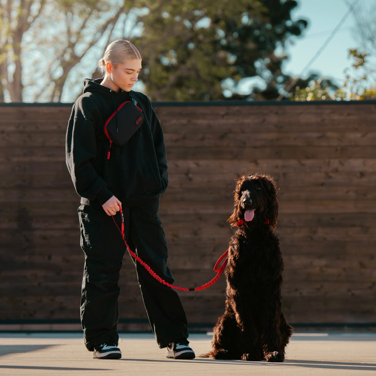 Tactical Nylon Leash Elite Red