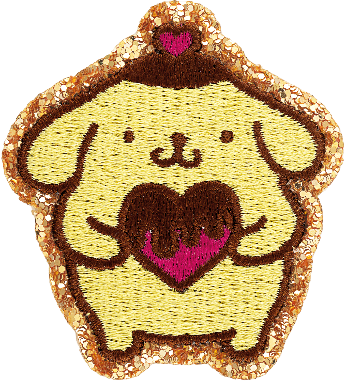 Pompompurin Glitter Varsity Patch