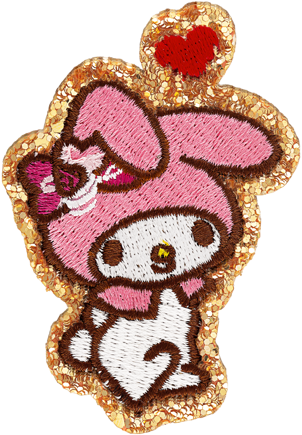 My Melody Glitter Varsity Patch