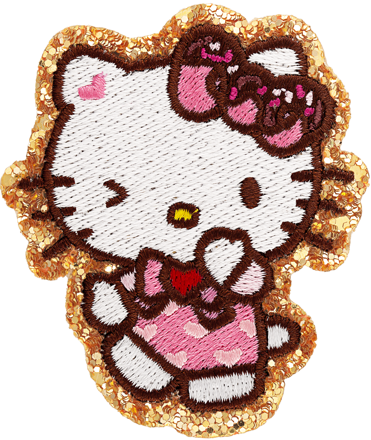 Hello Kitty Glitter Varsity Patch