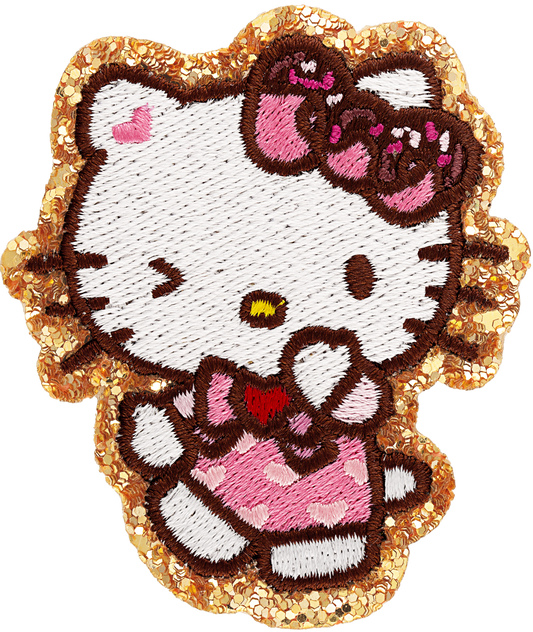 Hello Kitty Glitter Varsity Patch