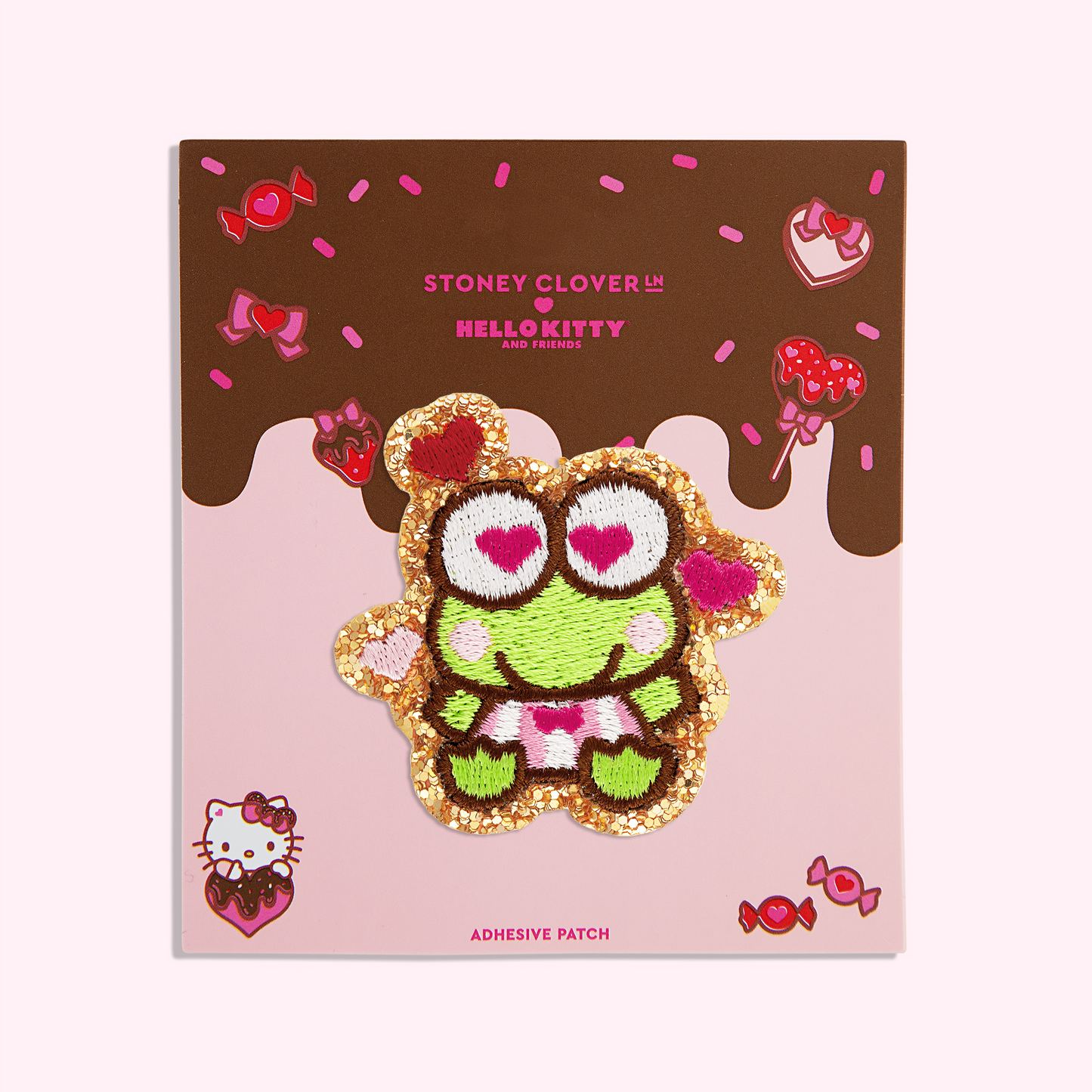 Keroppi Glitter Varsity Patch