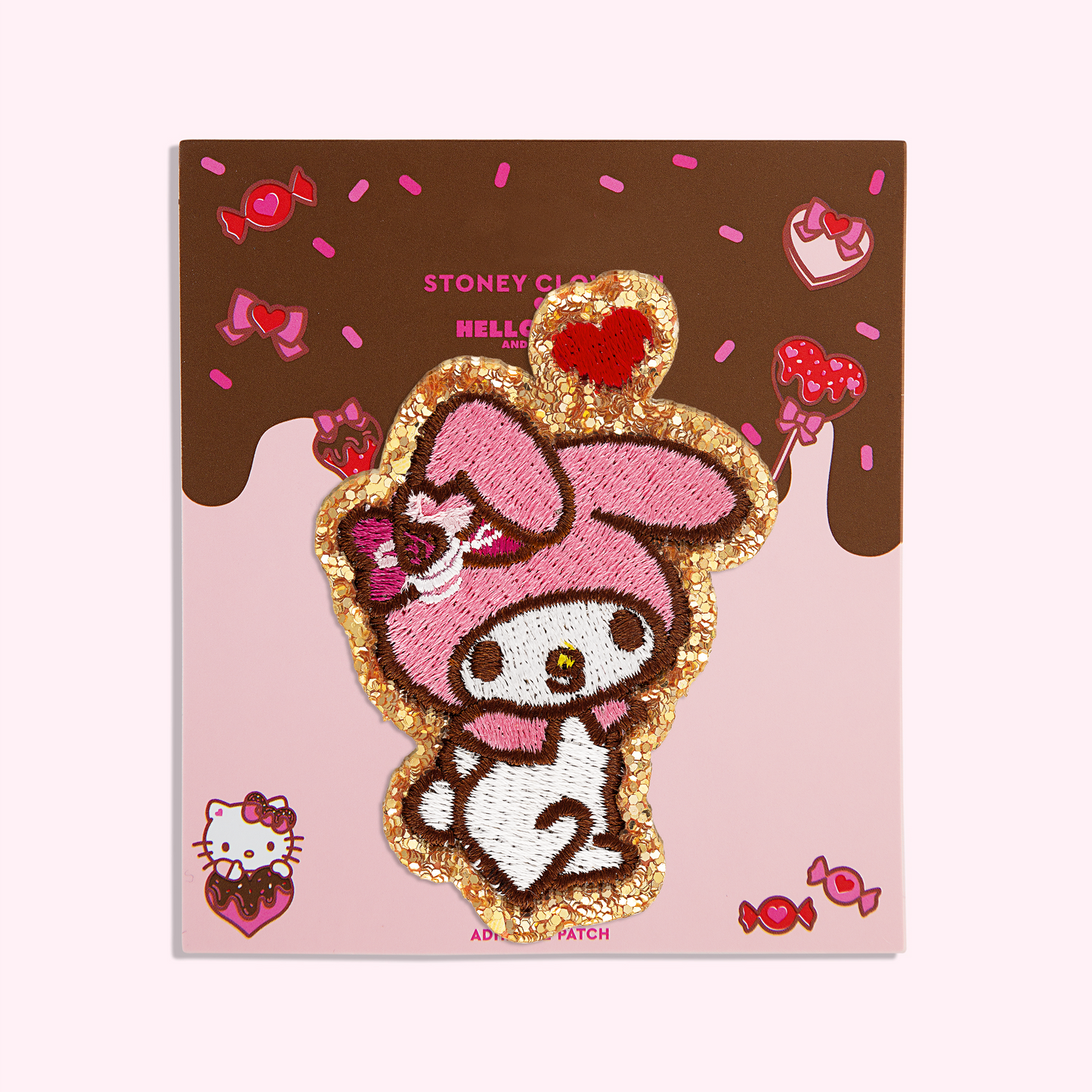 My Melody Glitter Varsity Patch