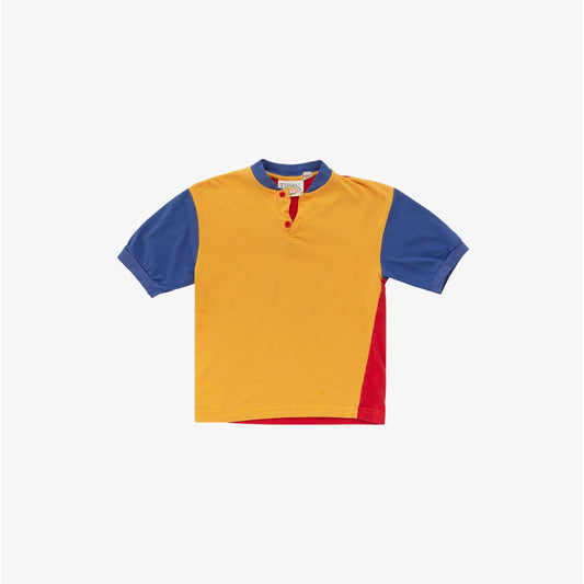 Vintage Kids Color Block Henley Tee