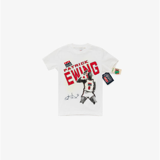 Vintage Kids Patrick Ewing Team USA Graphic Tee