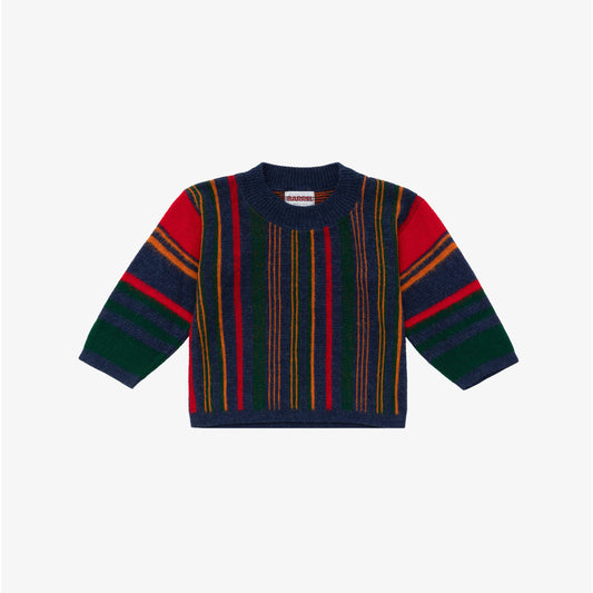 Vintage Kids Striped Sweater