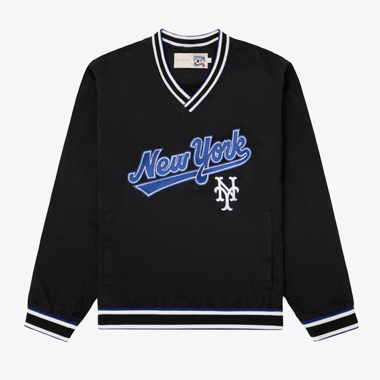 ALD / New York Mets Nylon V-Neck Pullover