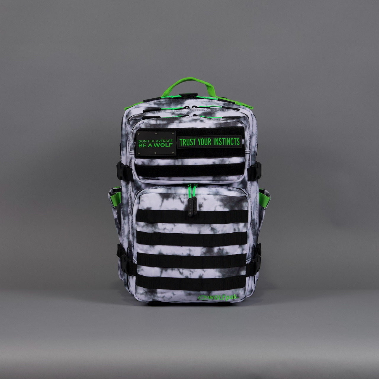 35L Backpack Timber Wolf Graffiti Green