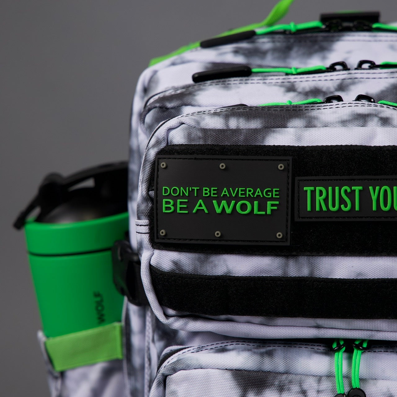 35L Backpack Timber Wolf Graffiti Green