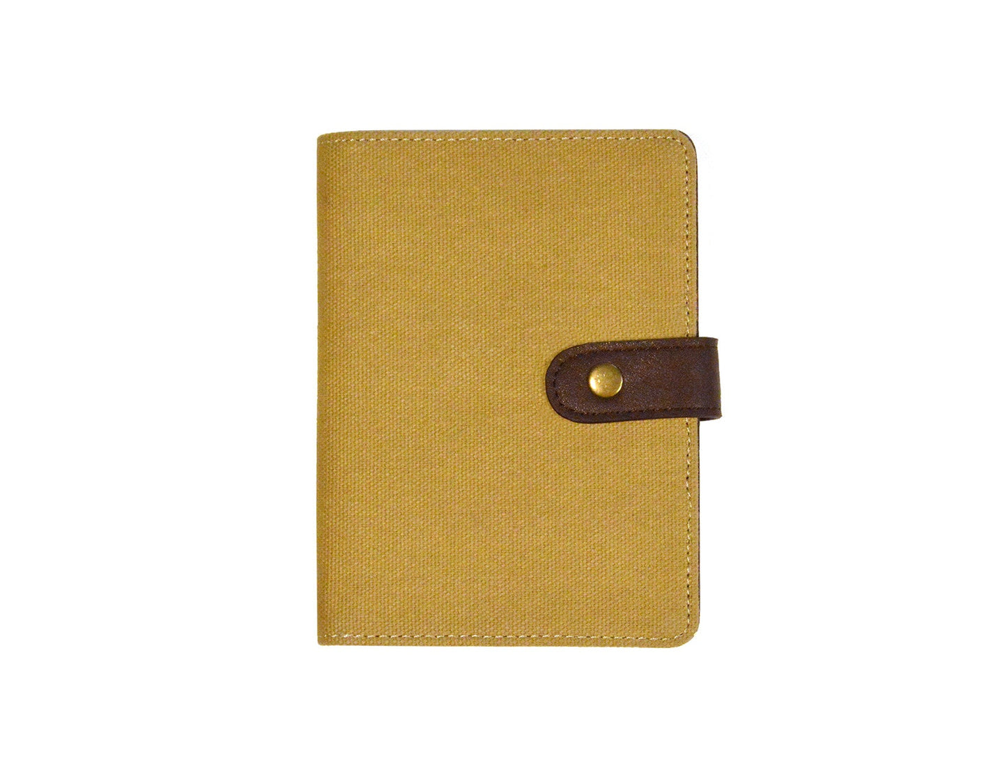 Passport Case - Waxed Khaki Canvas