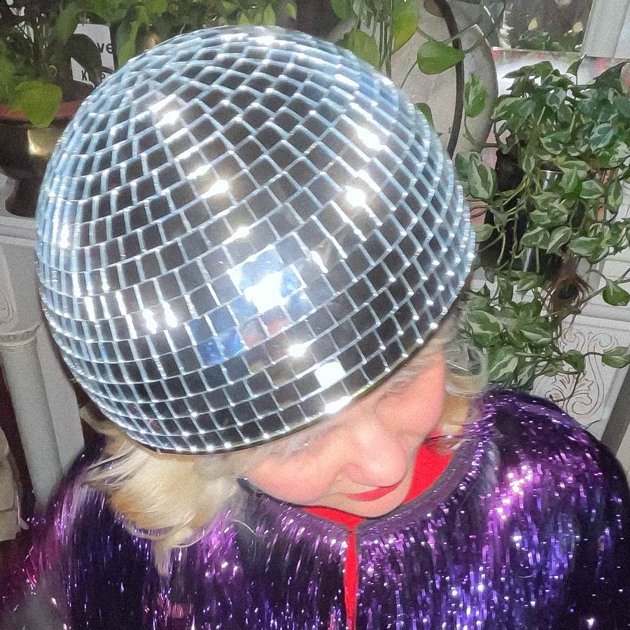 Disco Ball Helmet