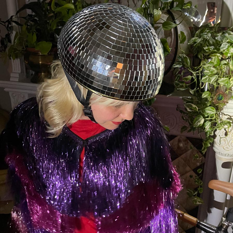 Disco Ball Helmet