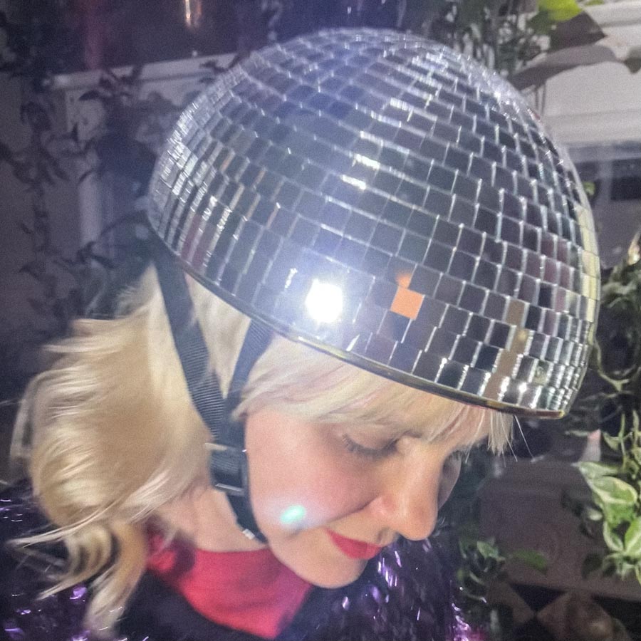 Disco Ball Helmet