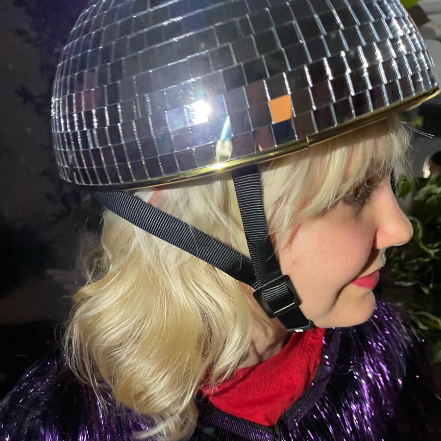 Disco Ball Helmet