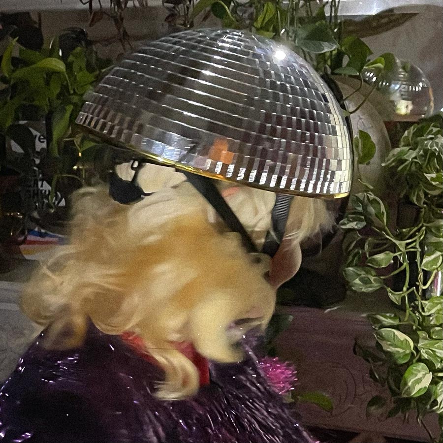 Disco Ball Helmet