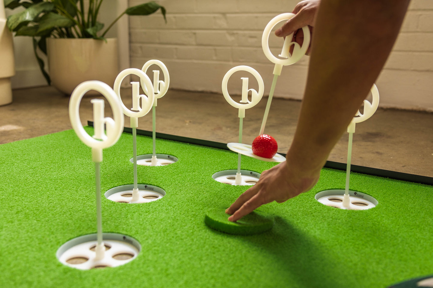 BirdiePong: Putting + Golf Beer Pong Combined