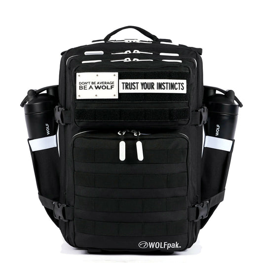 35L Backpack Alpha Black White Accents