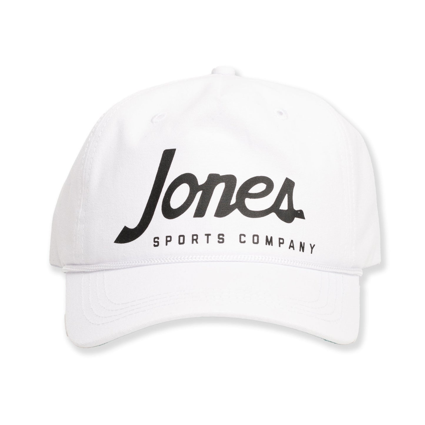 Classic Rope Jones Snapback - White/Black