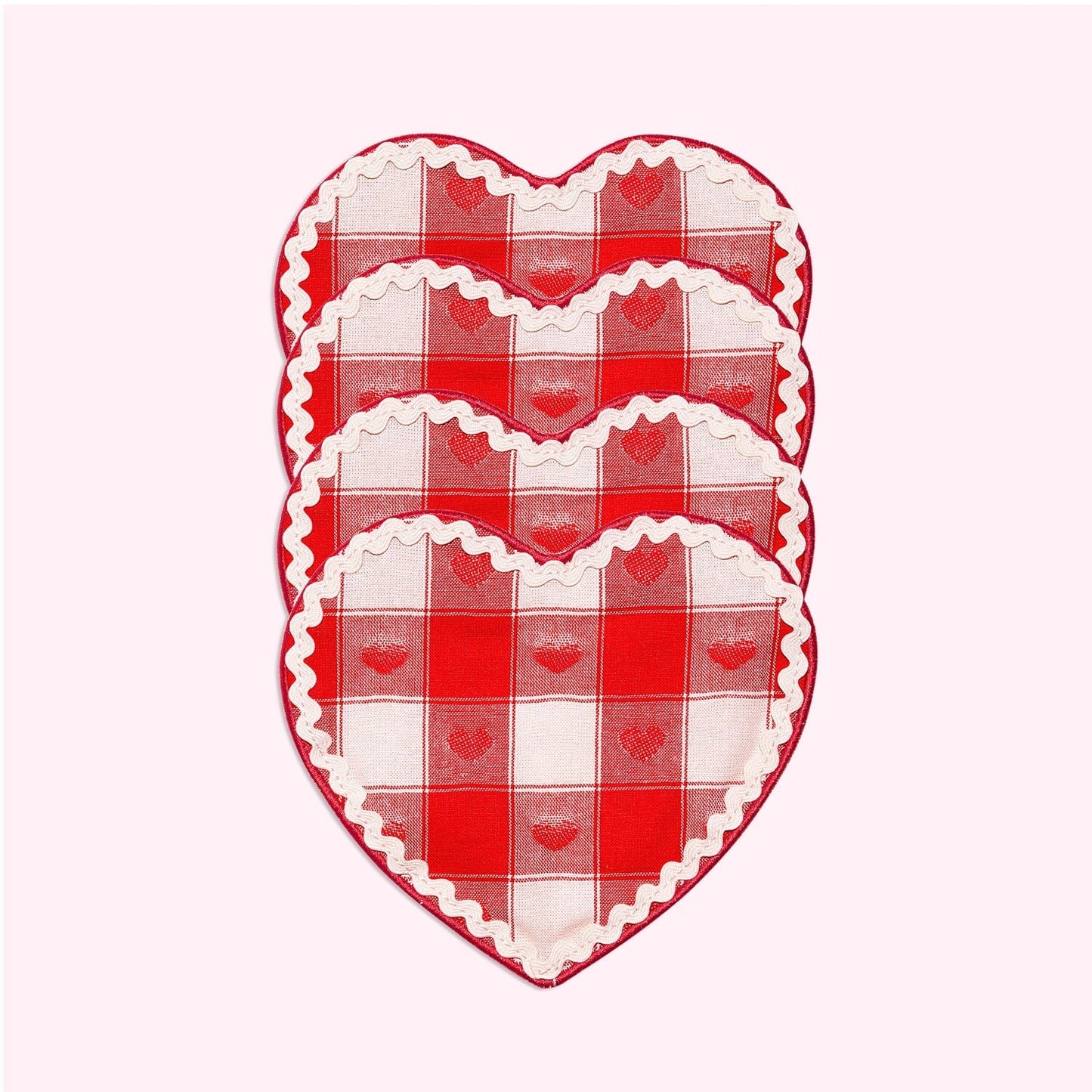 Heart Cocktail Napkins (Set of 4)