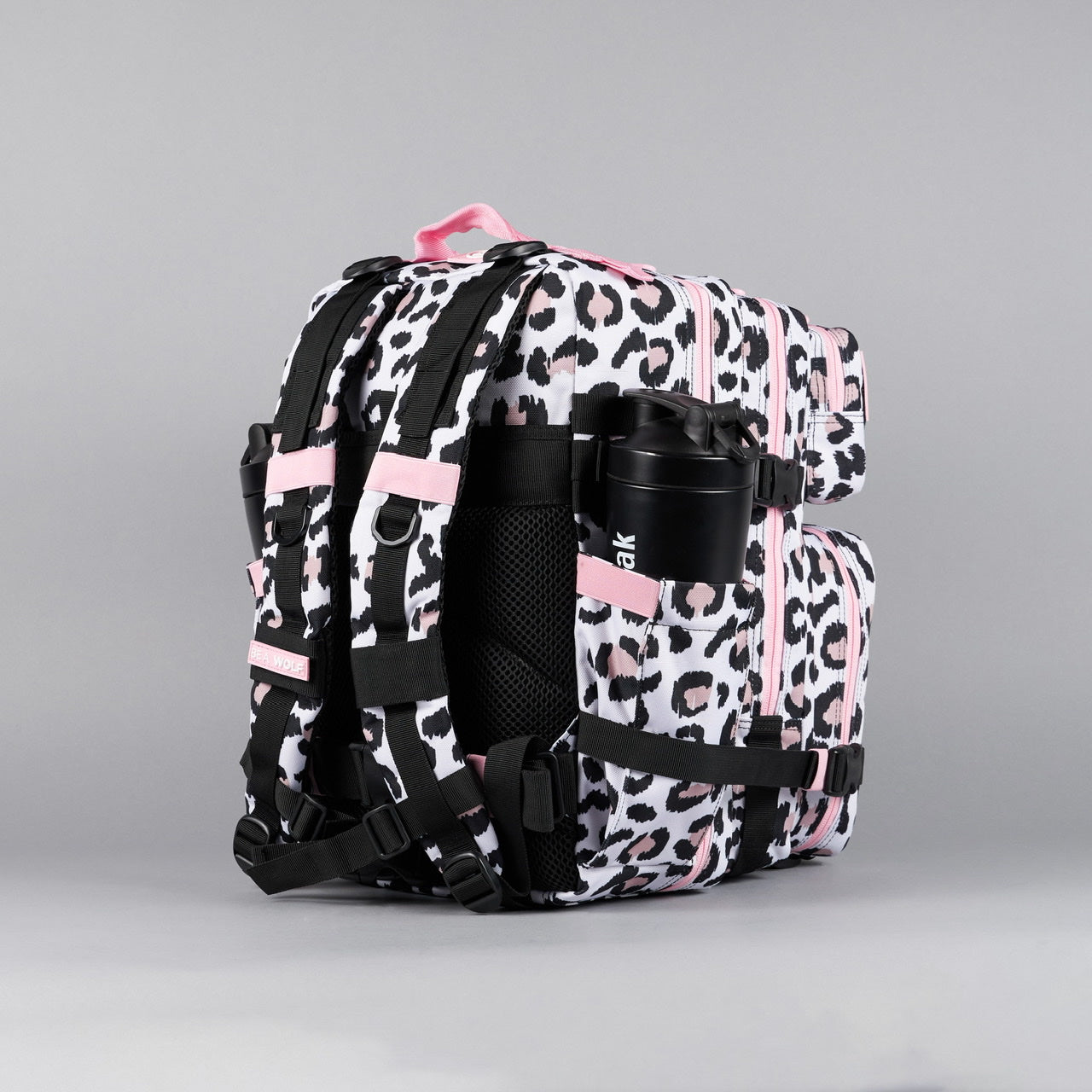 35L Leopard Pink Zip Meal Prep Management