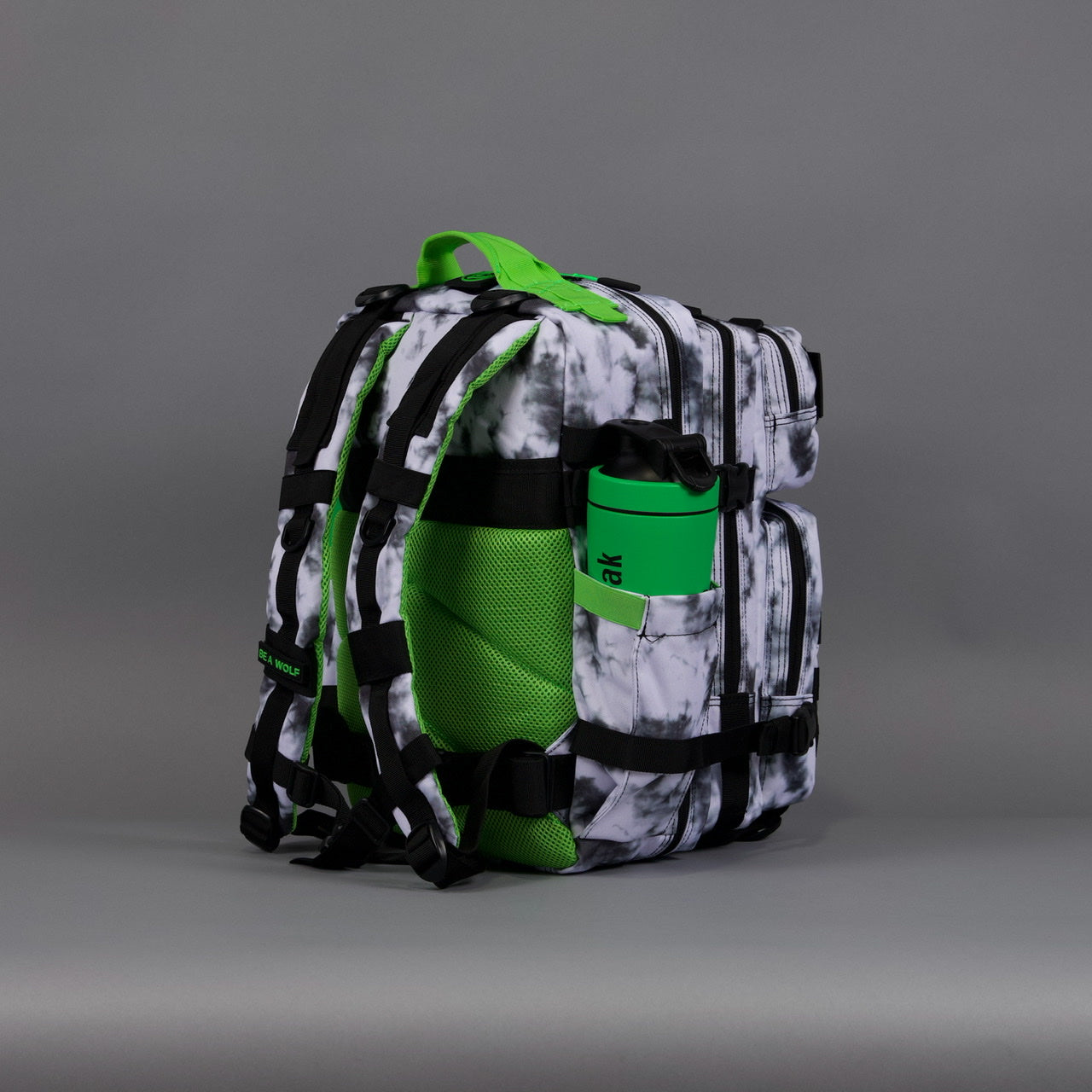 35L Backpack Timber Wolf Graffiti Green