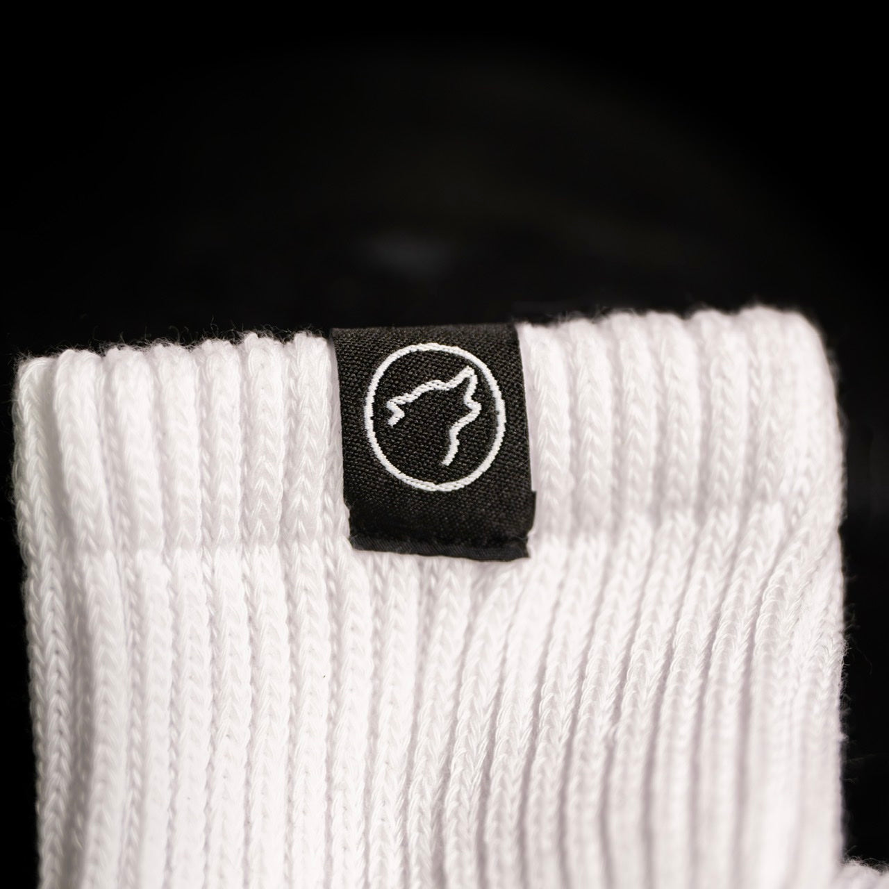 Arctic White Scrunch Crew Socks