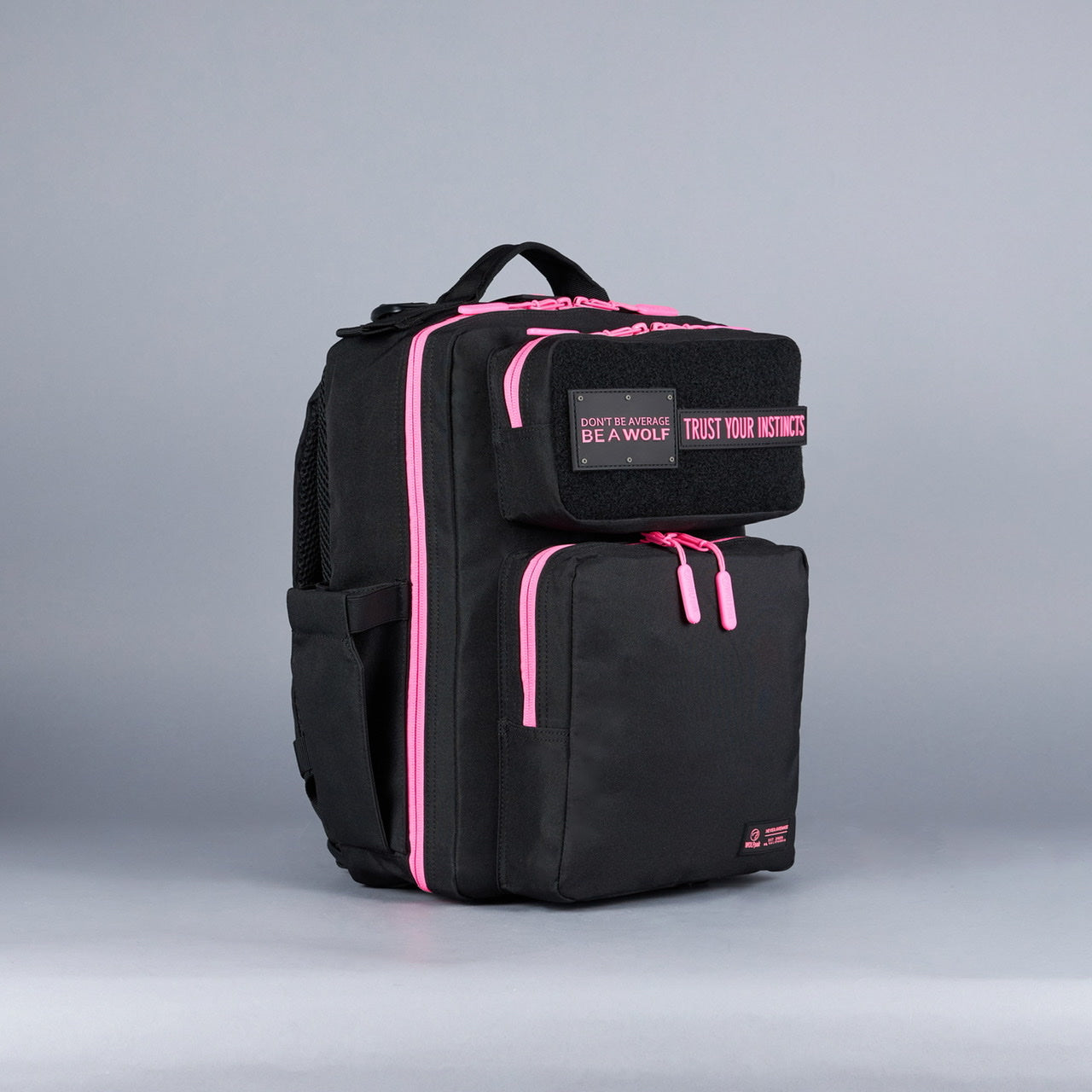 15L Backpack Black Neon Pink