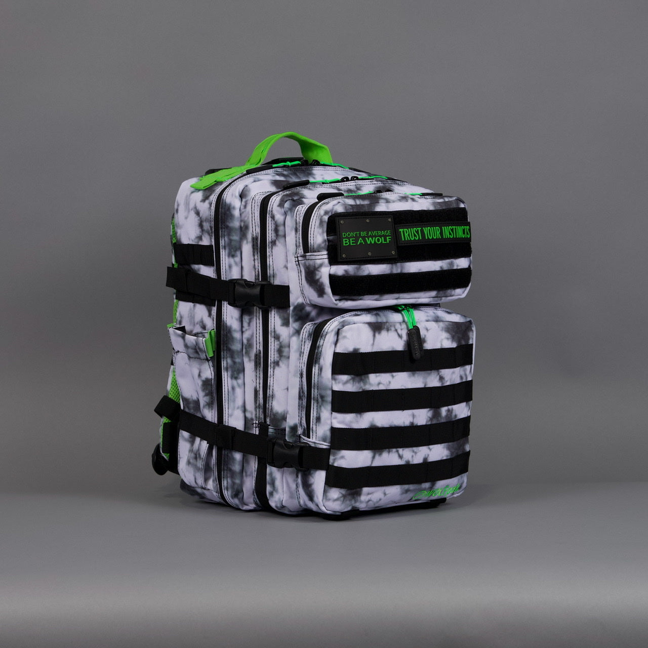 35L Backpack Timber Wolf Graffiti Green