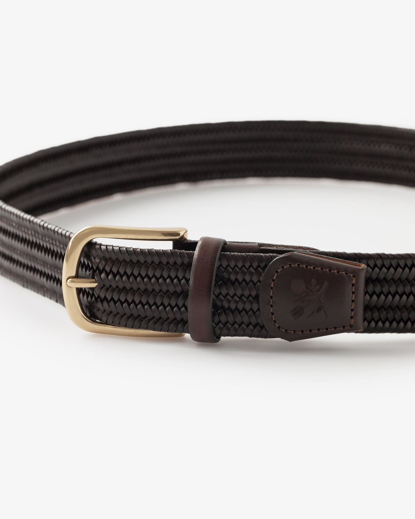 Braided  Leather Belt