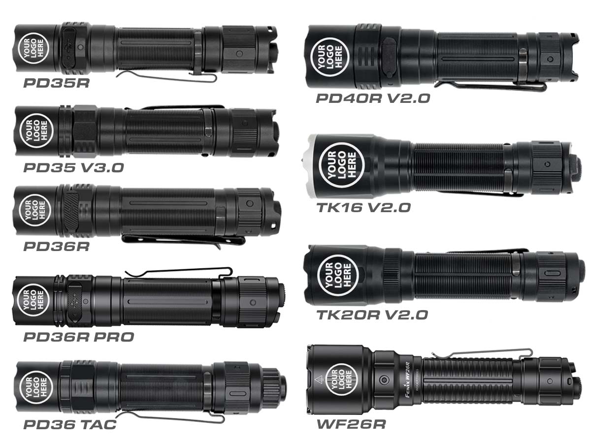 Engrave your Company Logo on a Fenix Flashlight