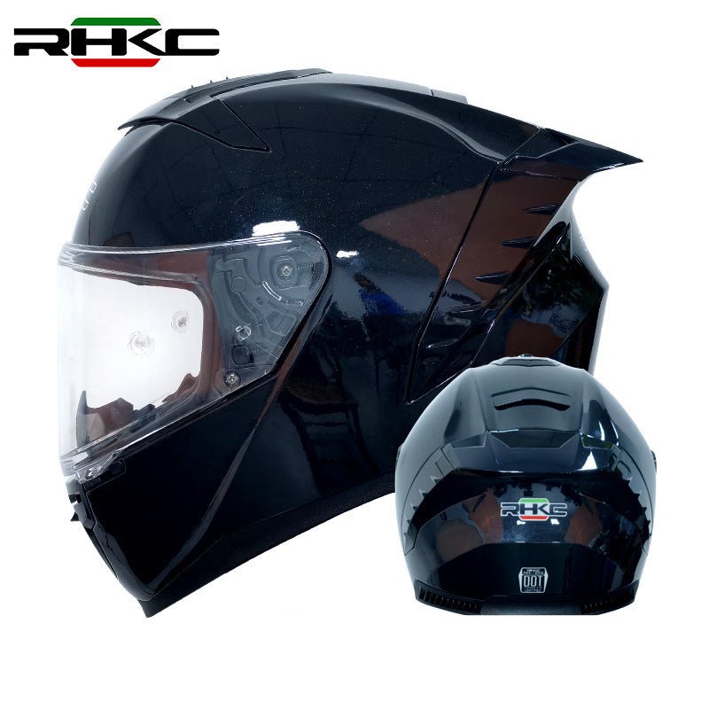 Black 359 Motorcycle Helmet