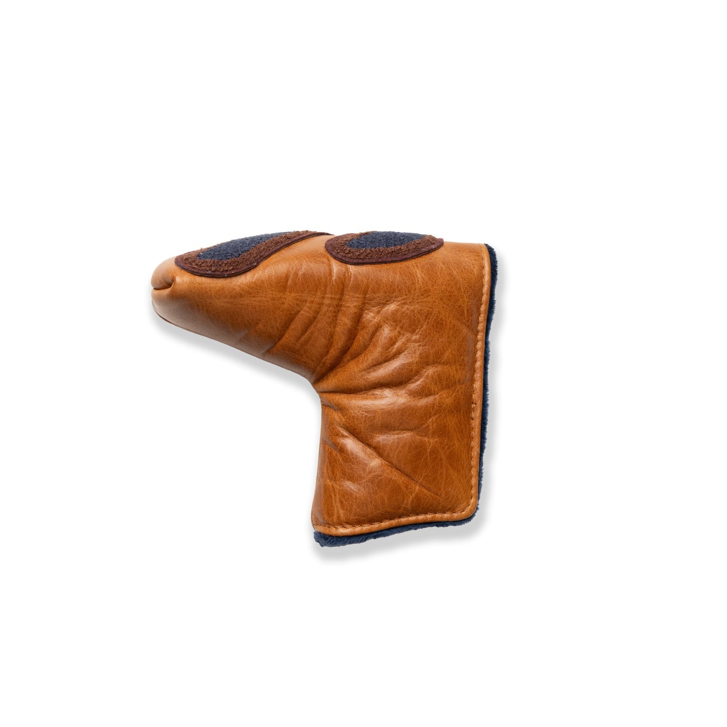 Block J Patch Blade Putter Cover - Brown