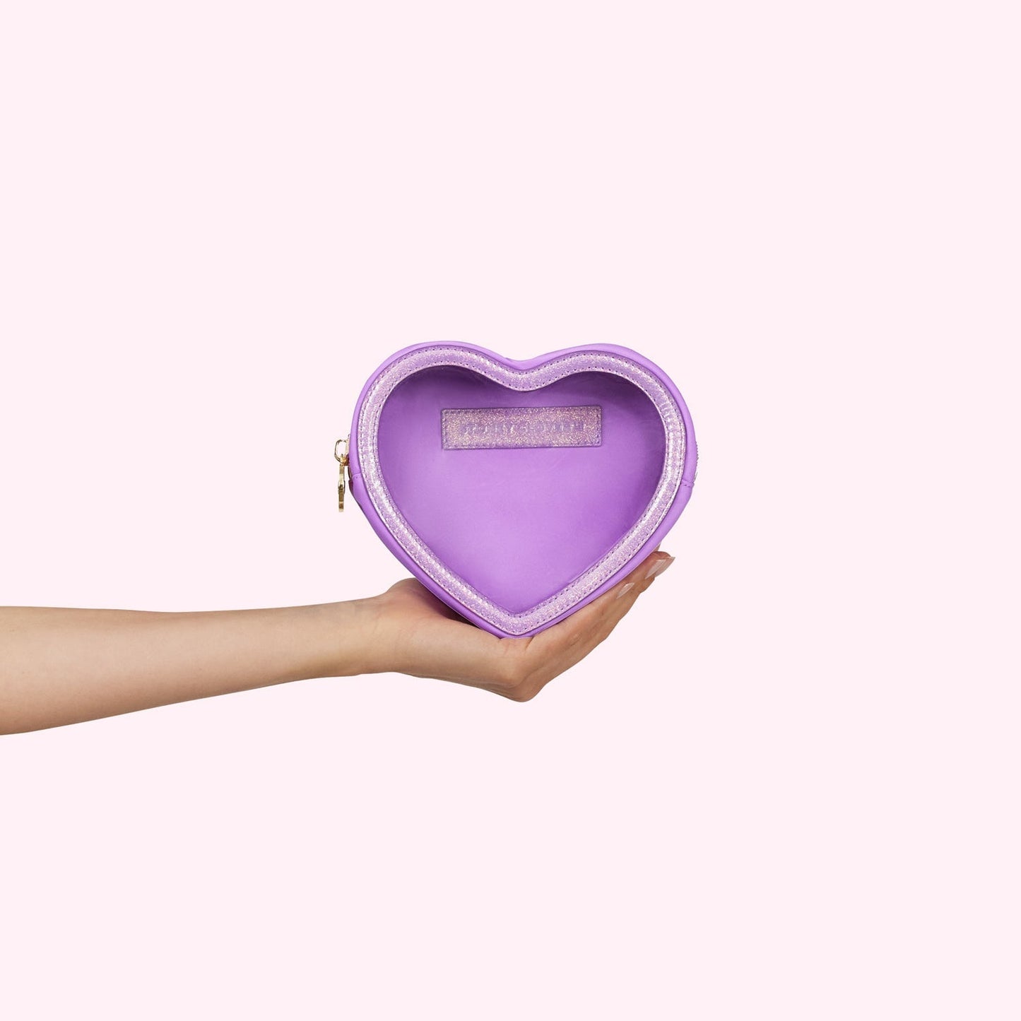 Clear Front Heart Pouch