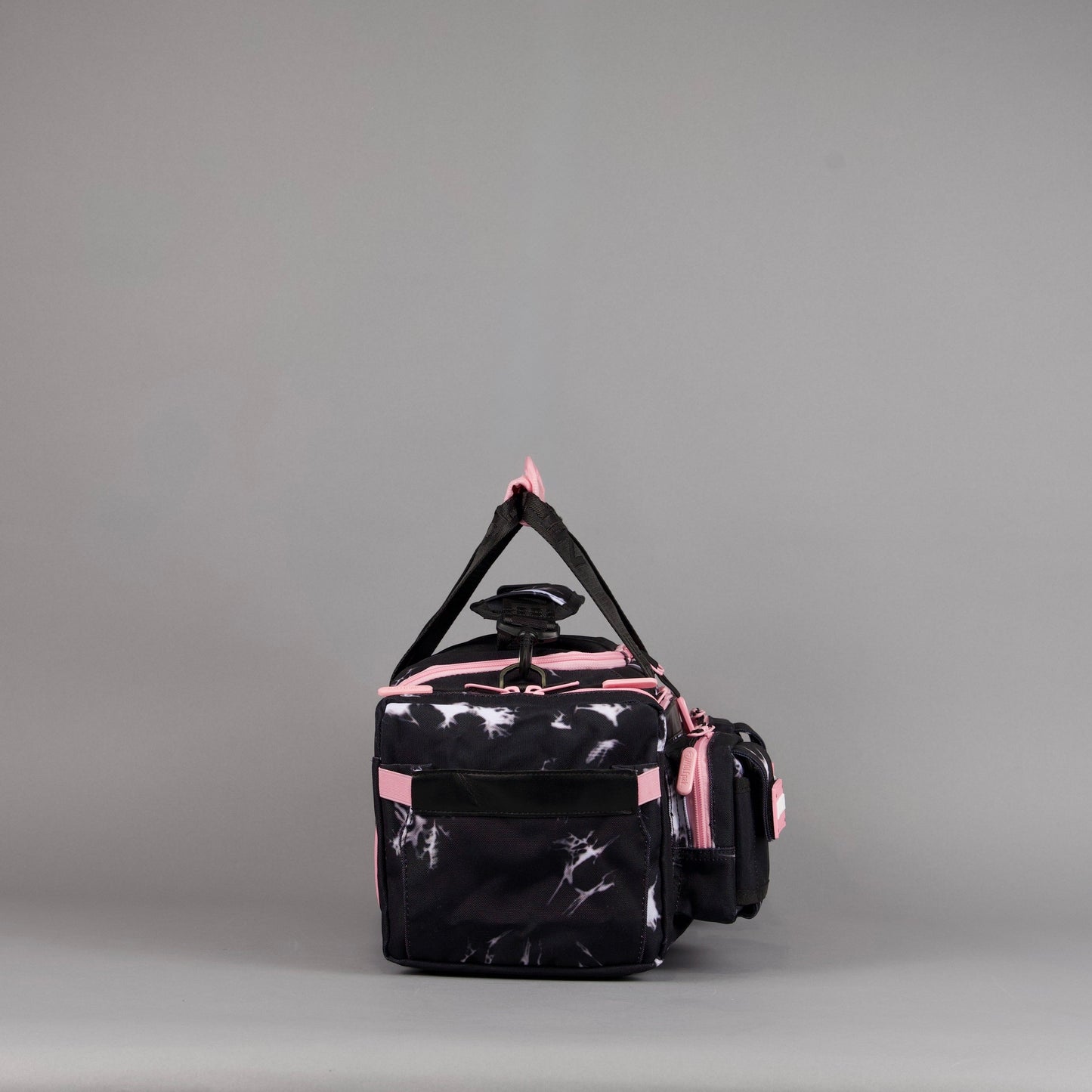 20L Mini Duffle Bag Black Lightning Knockout Pink