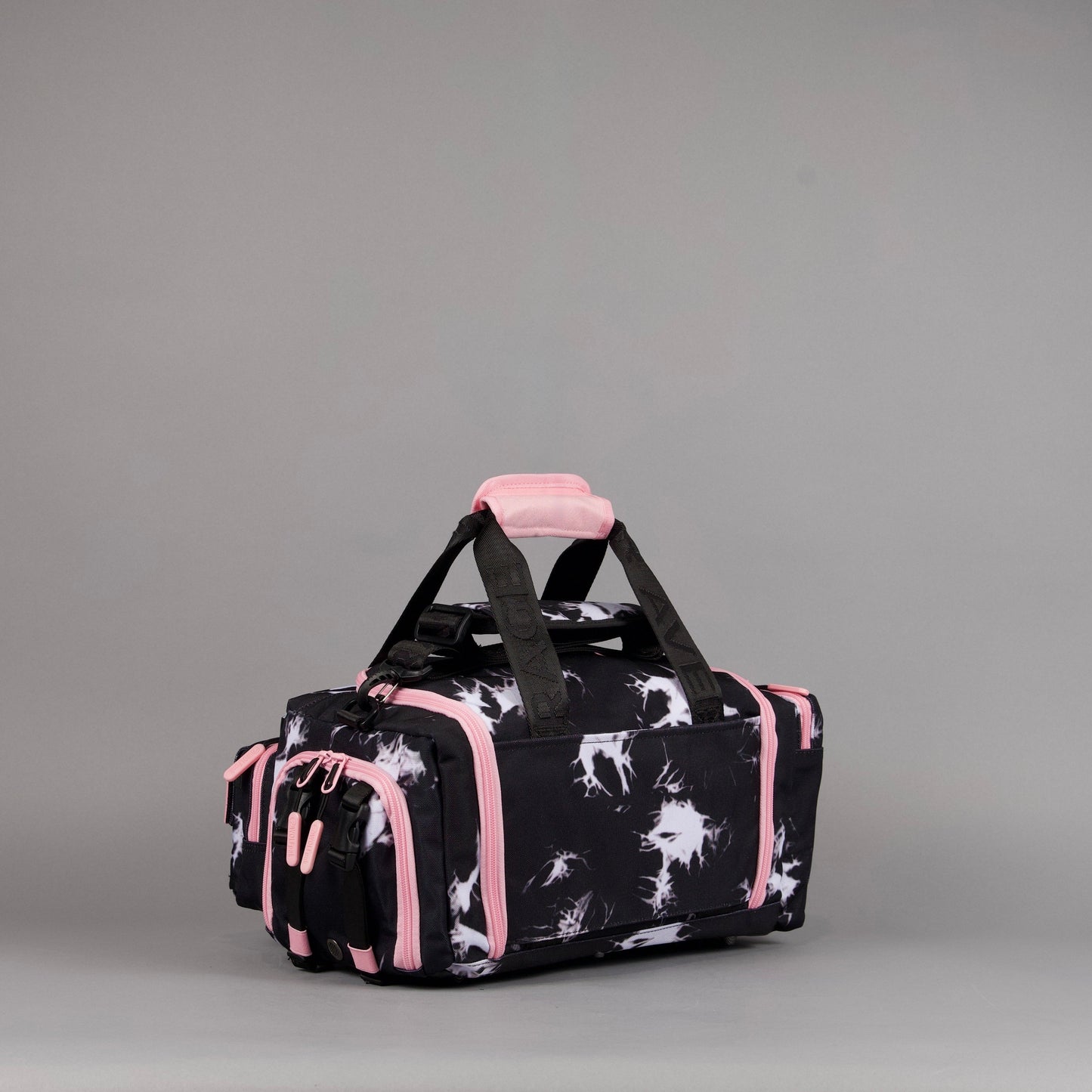 20L Mini Duffle Bag Black Lightning Knockout Pink