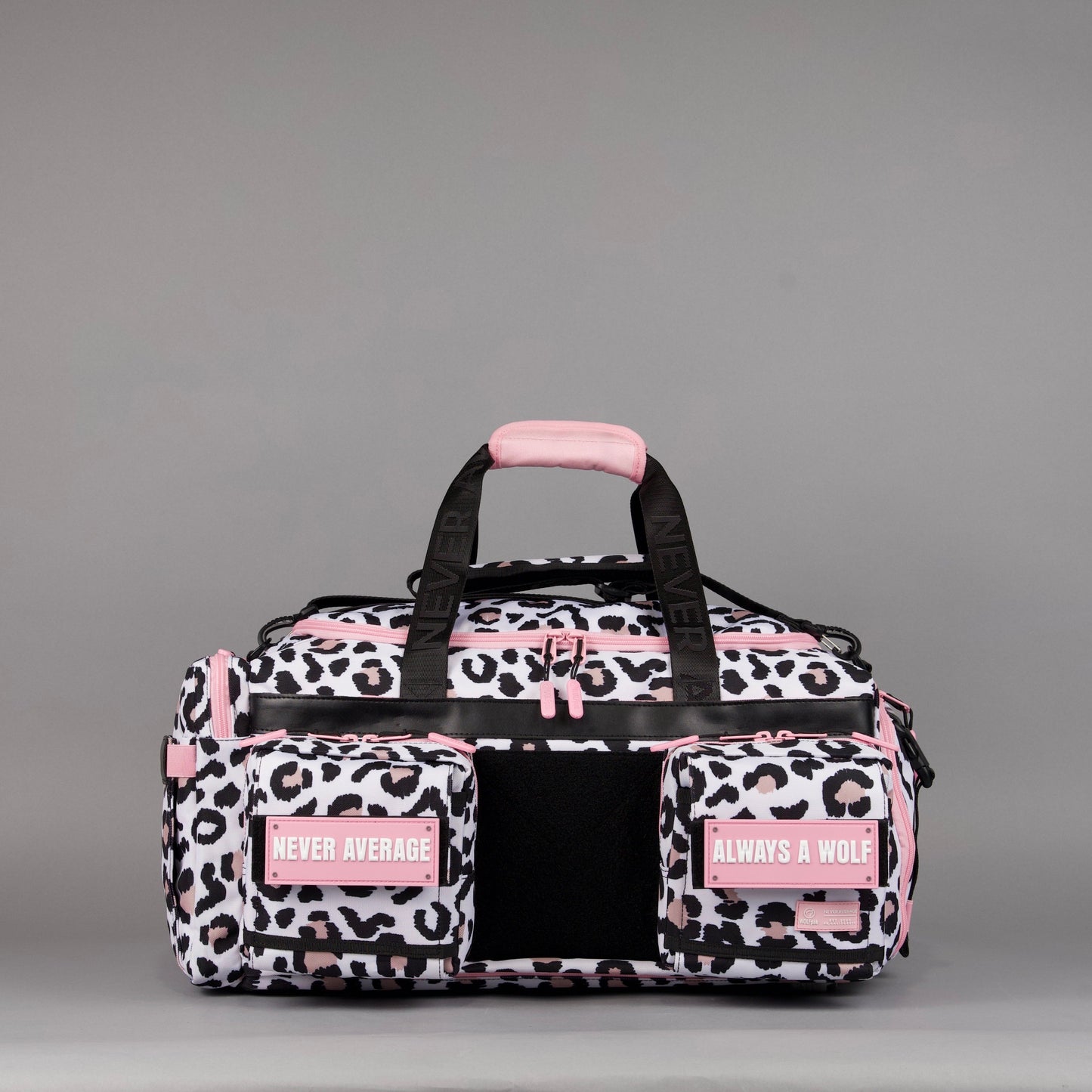 40L Ultimate Duffle Bag Leopard Pink Zip