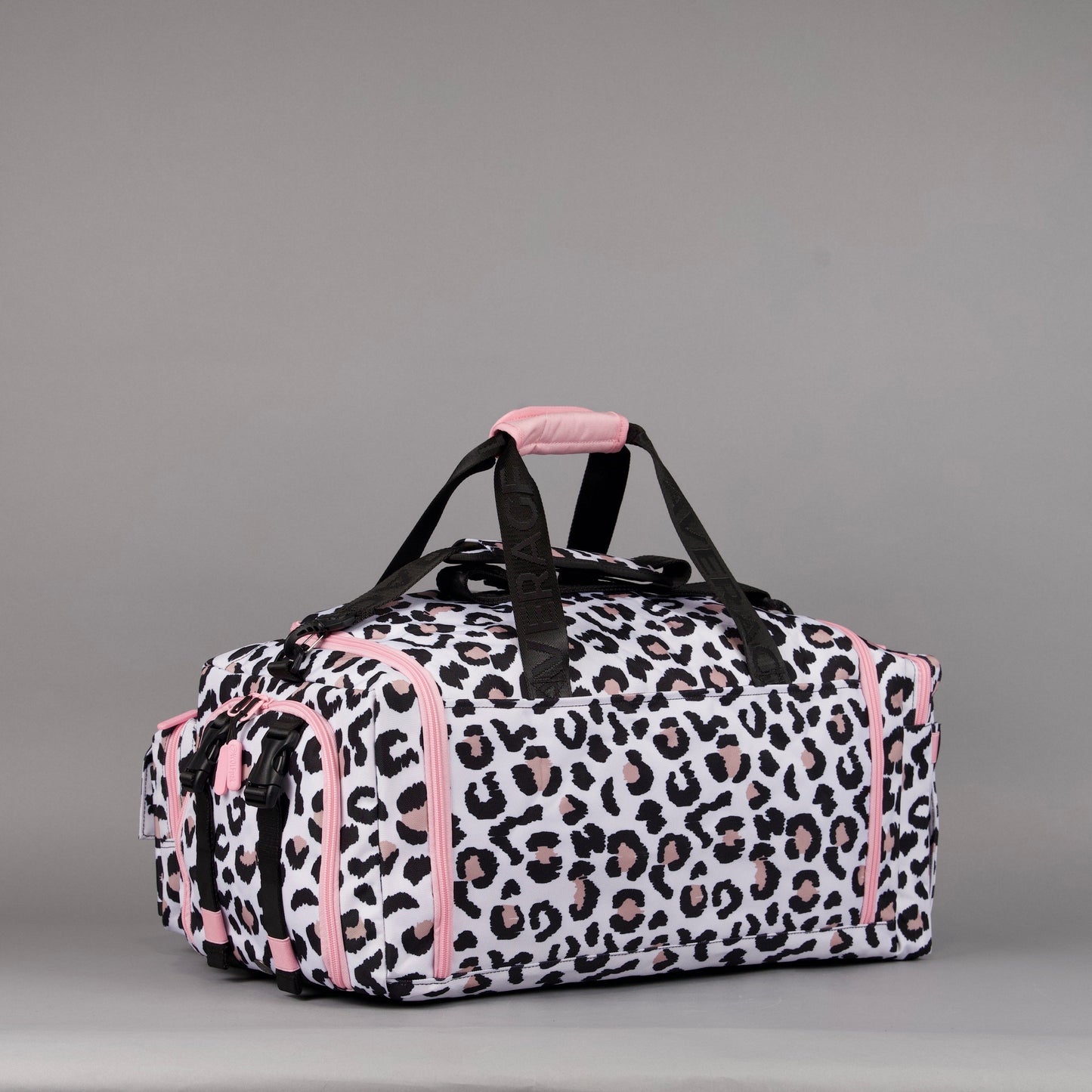 40L Ultimate Duffle Bag Leopard Pink Zip