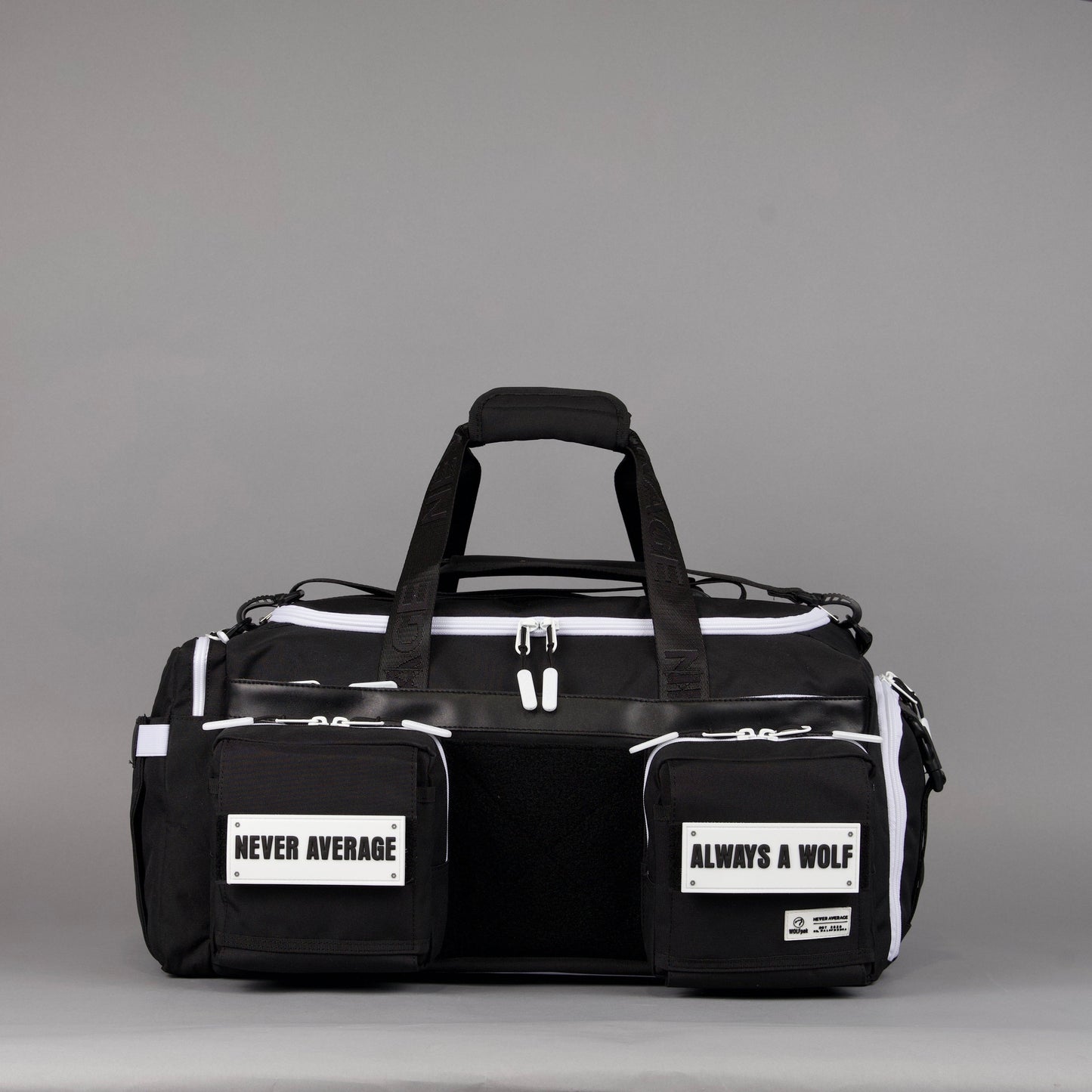 40L Ultimate Duffle Bag Alpha Black White Accents