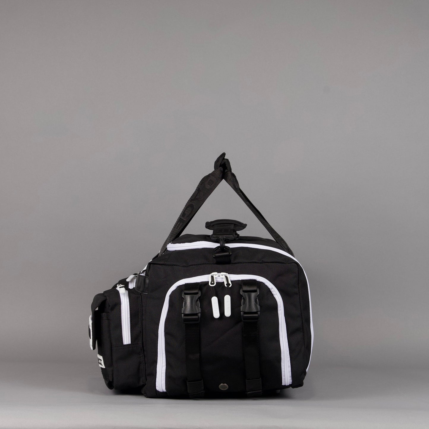 40L Ultimate Duffle Bag Alpha Black White Accents