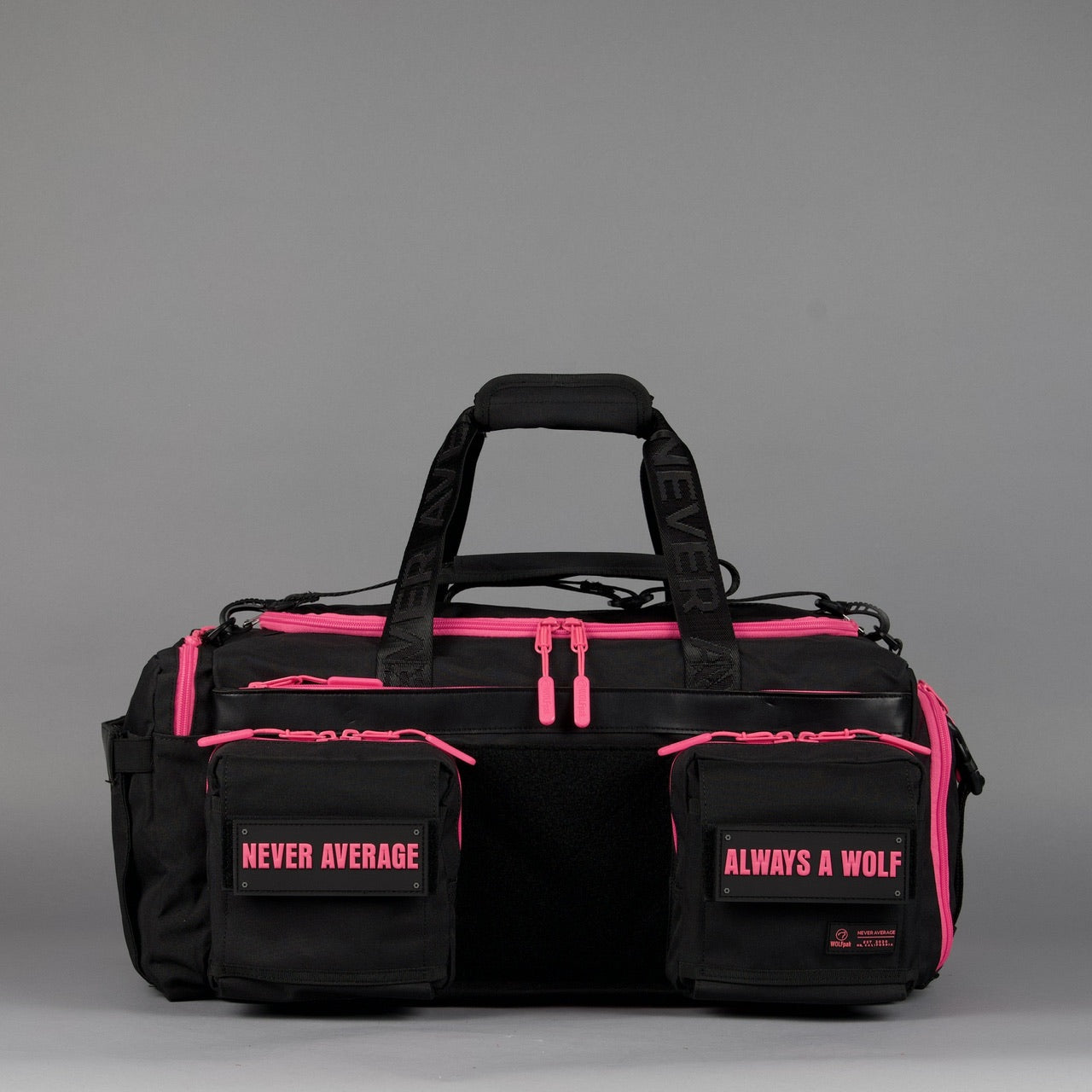 40L Ultimate Duffle Bag Black Neon Pink