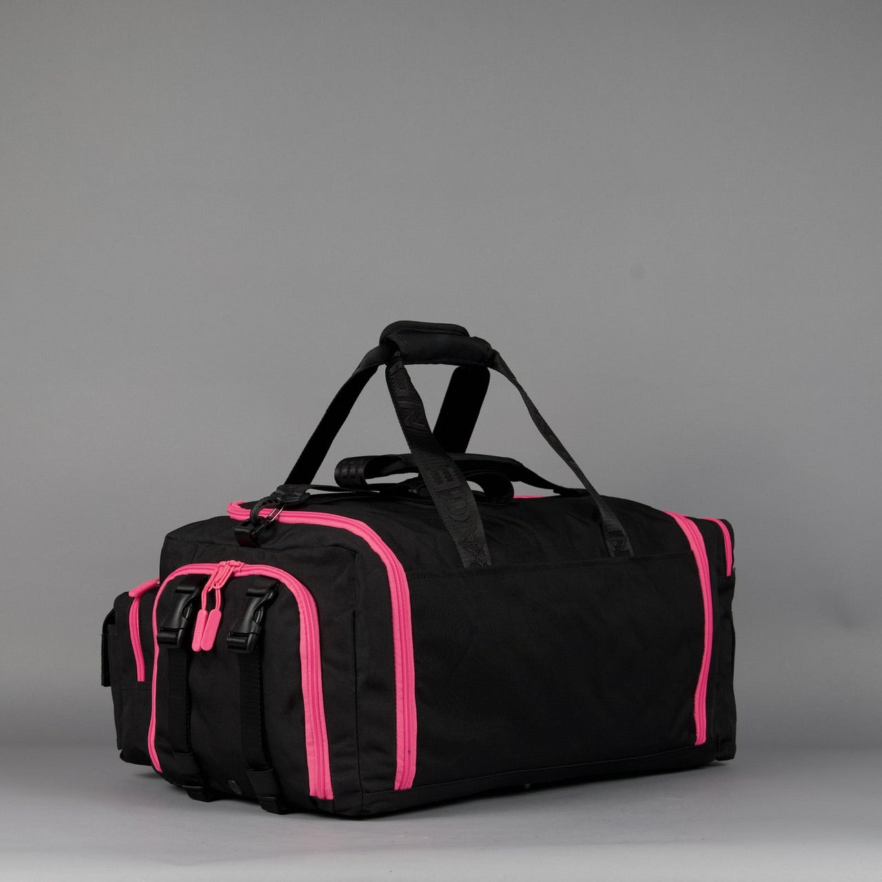 40L Ultimate Duffle Bag Black Neon Pink