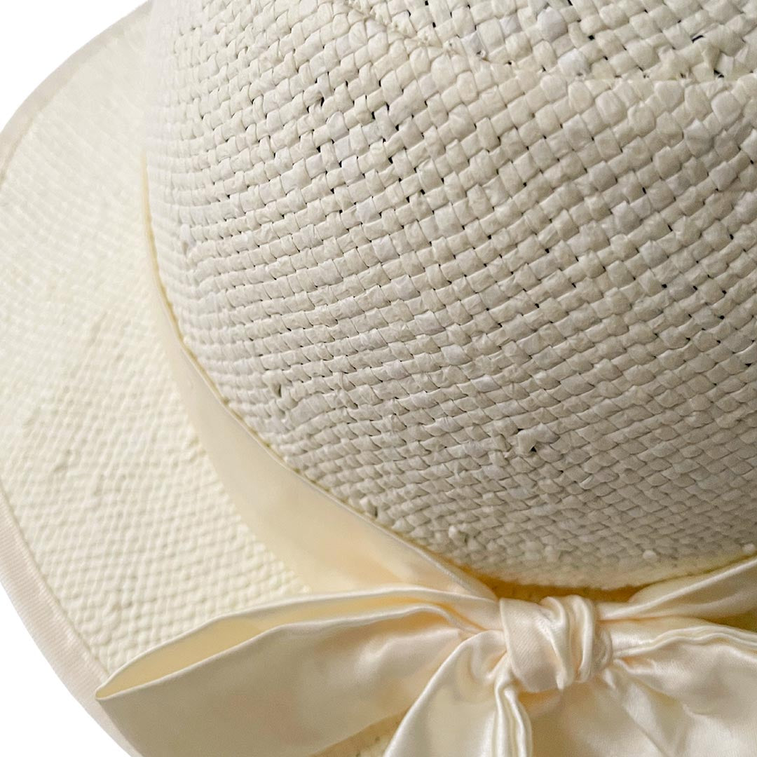 Straw Hat Bike Helmet Ivory