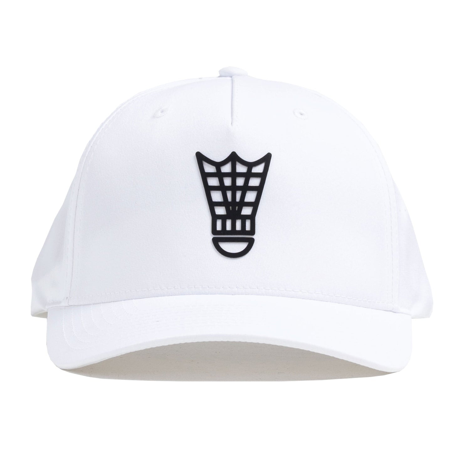 Birdie Curved Snapback - White