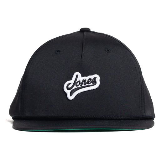 Jones Script Rope Snapback - Black