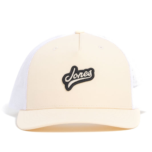 Jones Script Athletic Mesh Hat - Le Creme